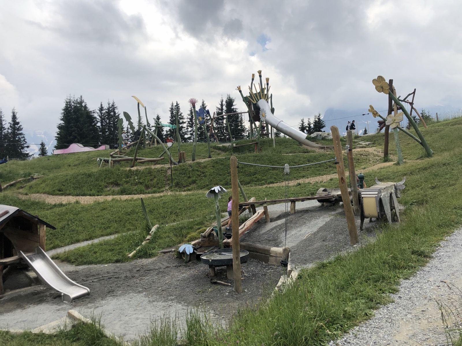 Flower Park adventure playground on Allmendhubel